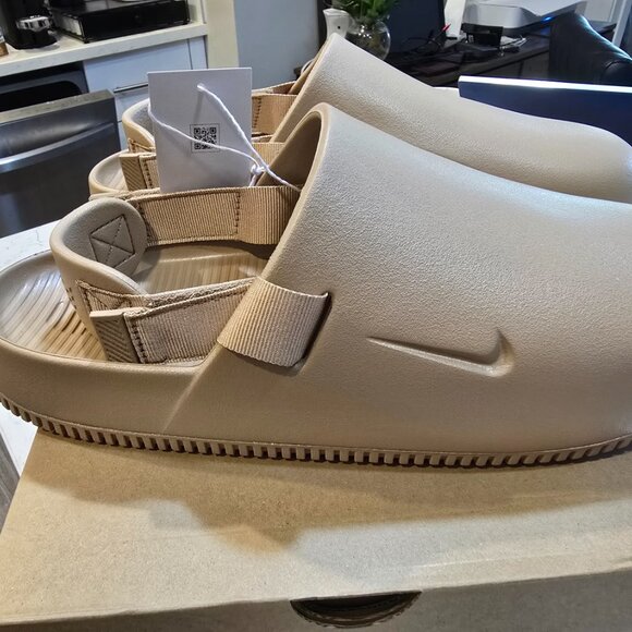 Snipe it  Share Nike Calm Mule NA Size 13 Hemp SLIDE SLIP-ON FD5130-200 NEW - Picture 4 of 8